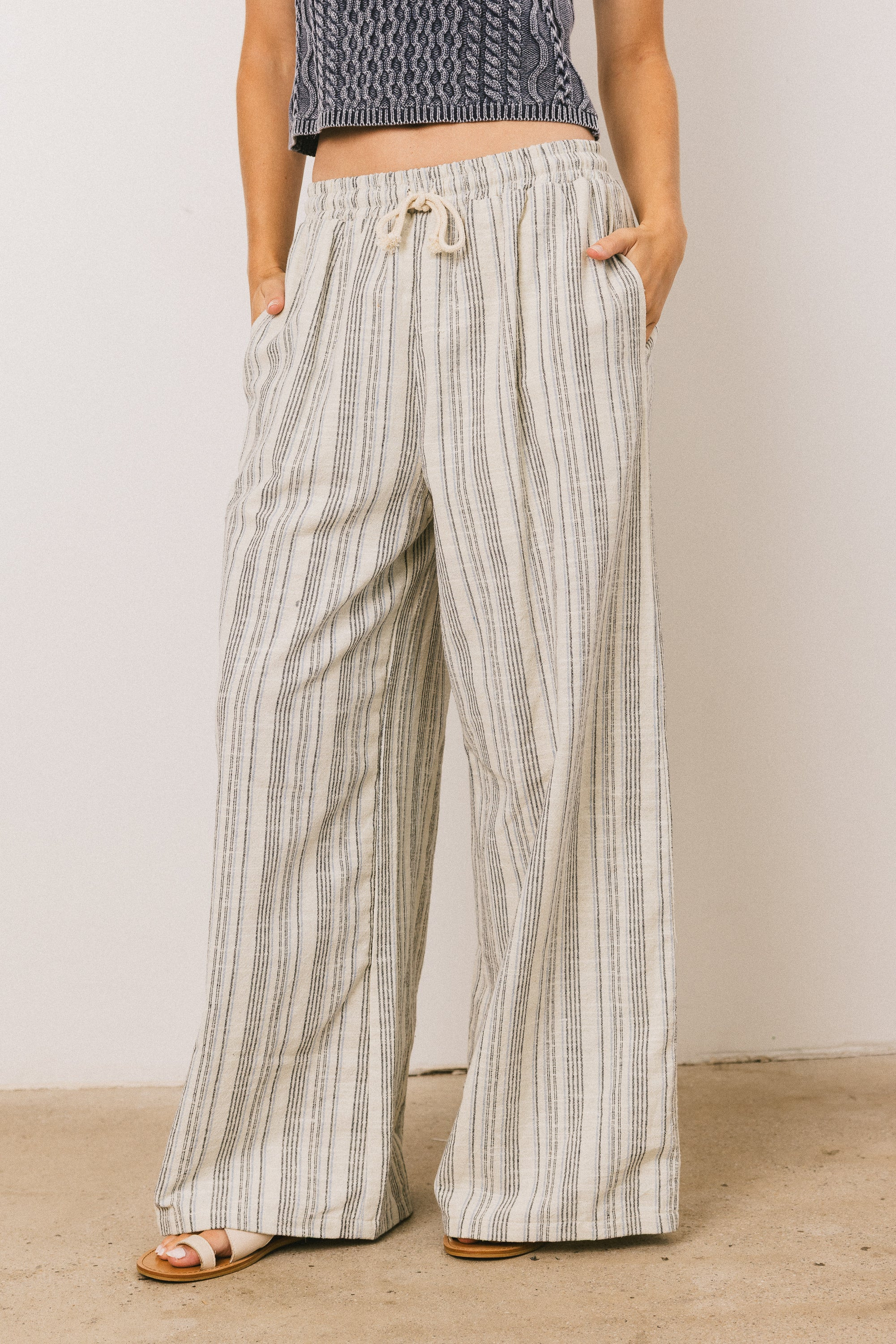 Kirra Striped Wide Leg Pants - FINAL SALE | Böhme US