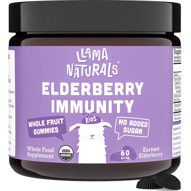 Llama Naturals | Kids Whole Fruit Elderberry Gummies, | Maisonette | Maisonette