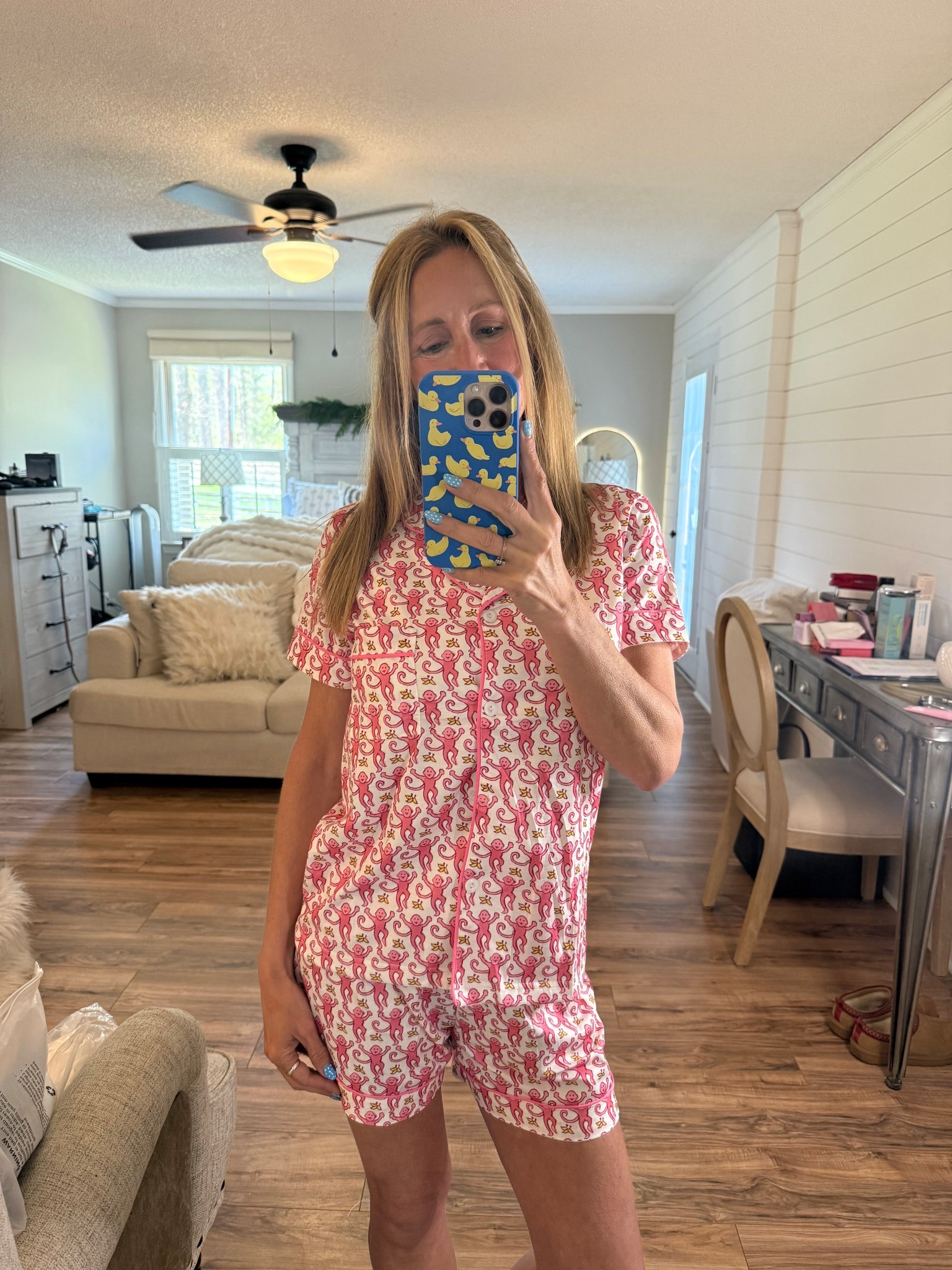 These pajamas are soft and comfy. Great material for sleeping or stylish for lounging around the house. These fit true to size. I’m in an xsmall for reference 

#LTKootd #LTKgrwm #LTKselfcare