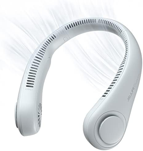 JISULIFE Portable Neck Fan, Hands Free Bladeless Fan, 4000 mAh Battery Operated Wearable Personal... | Amazon (US)