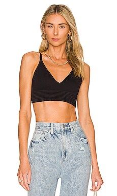 Free People Seams Right Braletee in Black from Revolve.com | Revolve Clothing (Global)