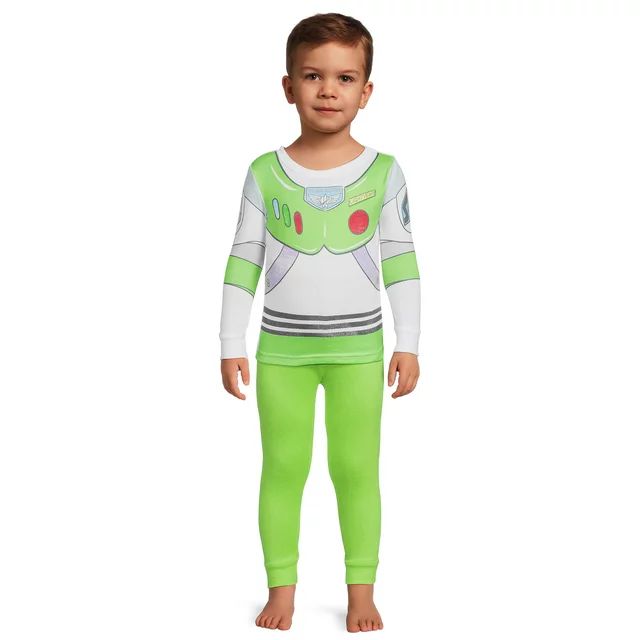 Toy Story's Buzz Lightyear Toddler Boy's Snug Fit Pajama Set, 2-Piece, Sizes 12M-5T - Walmart.com | Walmart (US)