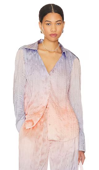 Alessia Shirt in Malibu Ombre | Revolve Clothing (Global)