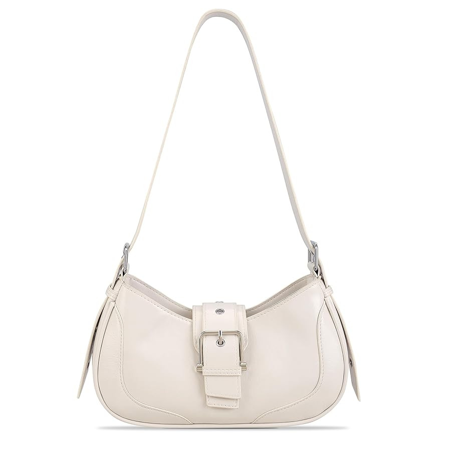 FALETO Y2K Purses for Women Casual Hobo Handbag Trendy Shoulder Bag Vegan Leather Underarm Purse | Amazon (US)