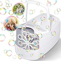 Bubble Machine,Automatic Bubble Blower Portable Bubble Maker for Kids with 2 Speeds,5000+ Bubbles Pe | Amazon (US)