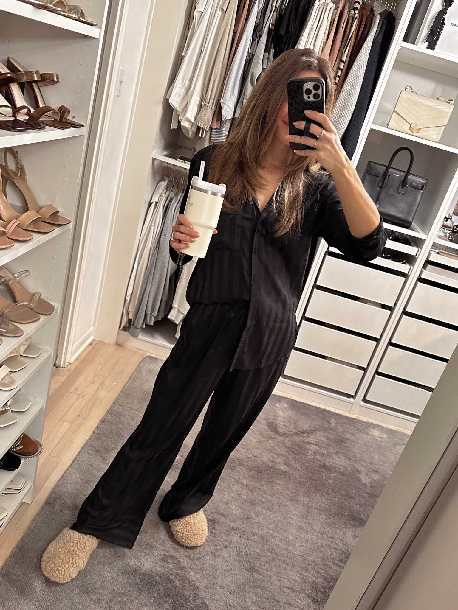 Wearing a size small in everything. All runs true to size. Pjs are 20% off today! 