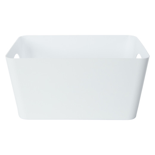 white curve storage bin, assorted sizes | Five Below