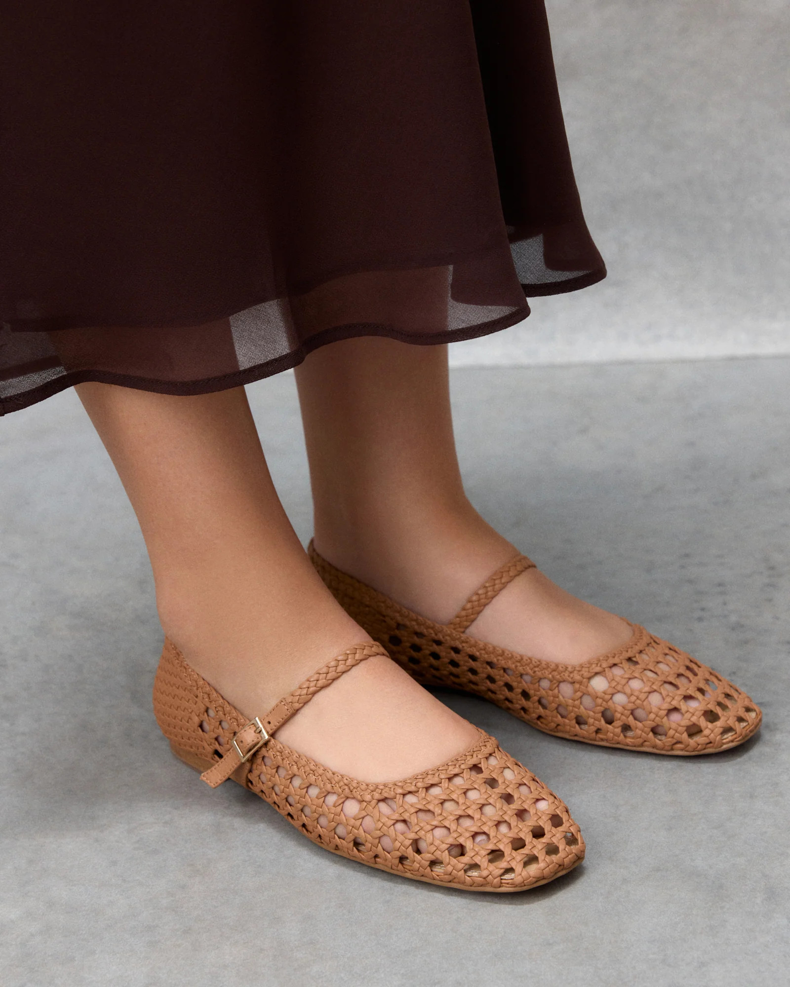 WILLIS CASUAL FLATS TOFFEE LEATHER | Jo Mercer (AU)