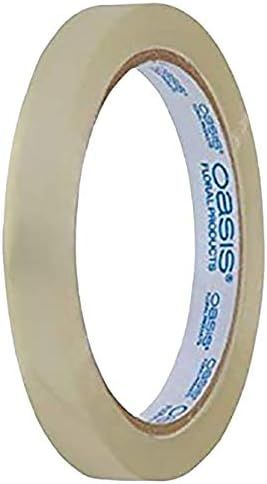 Oasis 1/4" Wide Clear Tape Floral Design Tape with Flower Design Crafting eBook (1 Roll, 1/4 Inch... | Amazon (US)