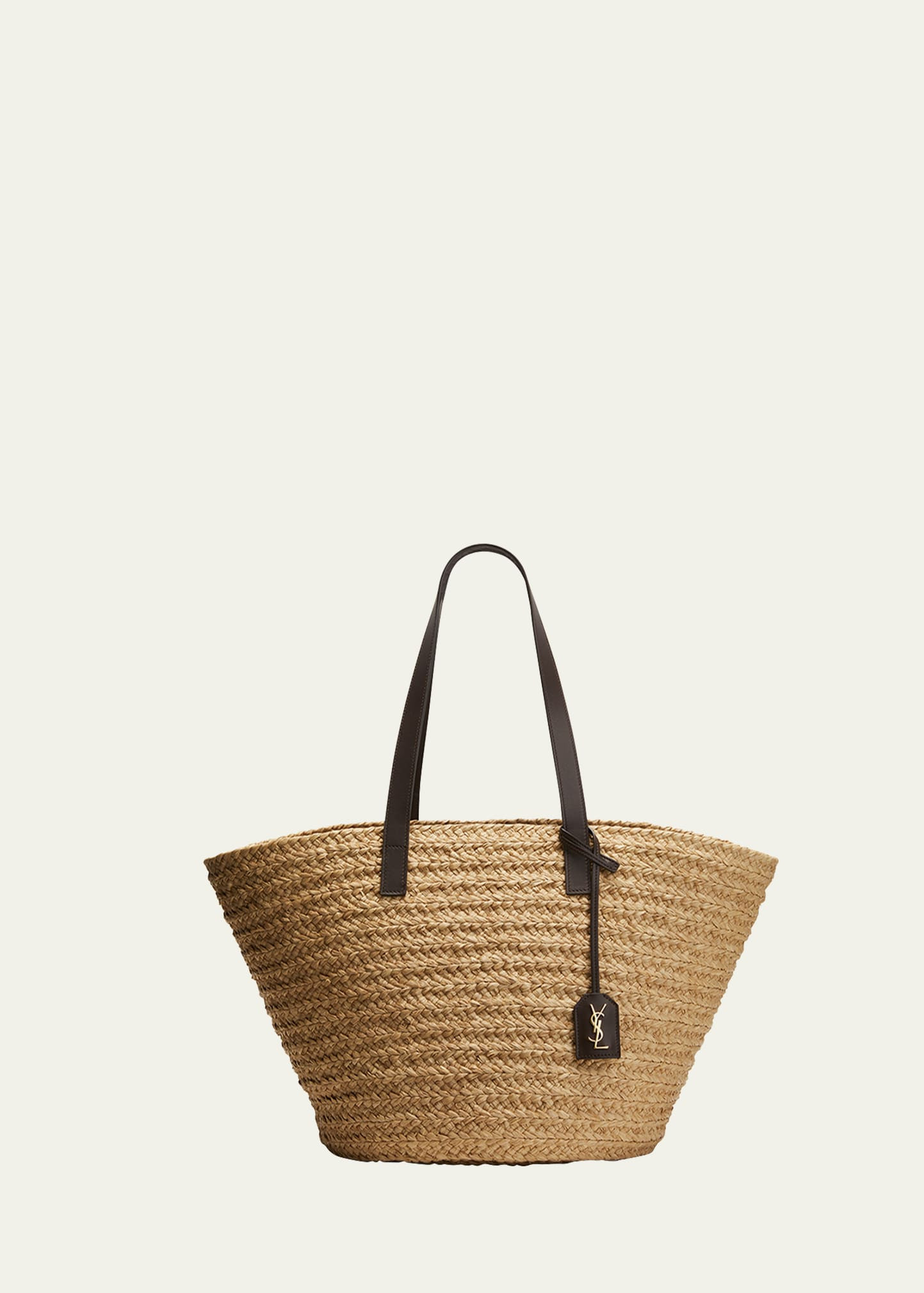 Saint Laurent Basket Raffia Tote Bag | Bergdorf Goodman