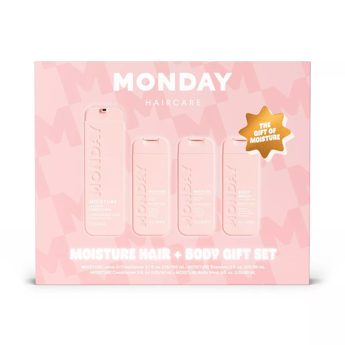MONDAY Moisture Hair + Body Gift Set - 14.2 fl oz/4pk | Target