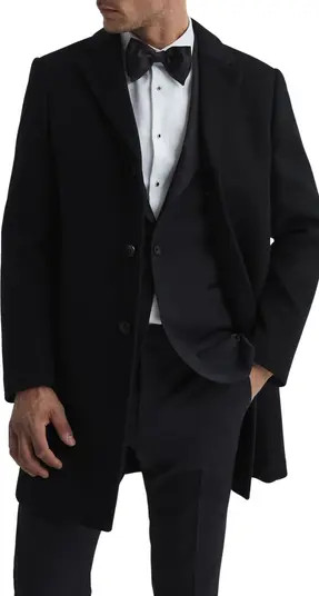 Reiss Gable Wool Blend Overcoat | Nordstrom | Nordstrom