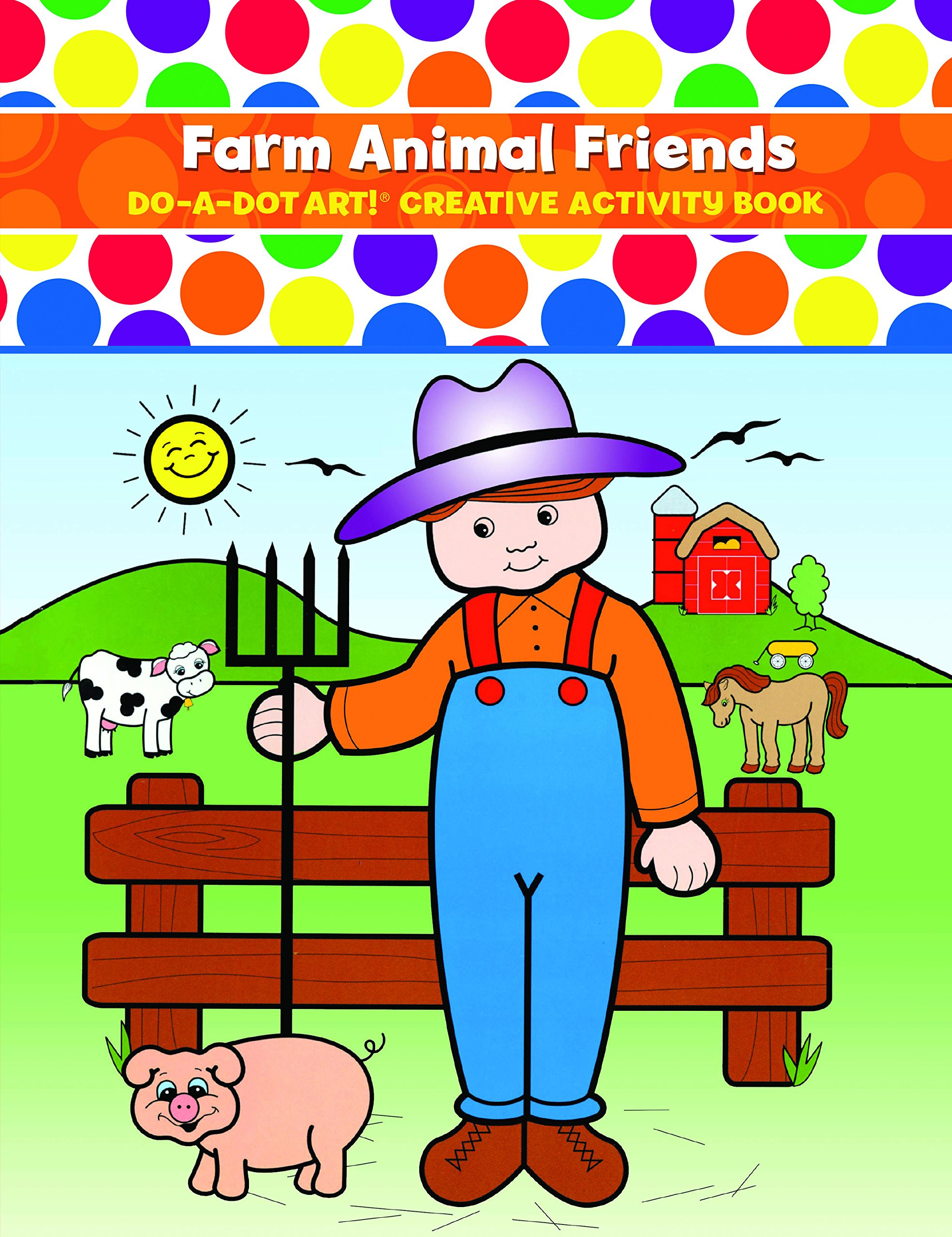 Farm Animal Friends Creative Activity Coloring Book by Do A Dot Art, Made in The USA | Amazon (US)