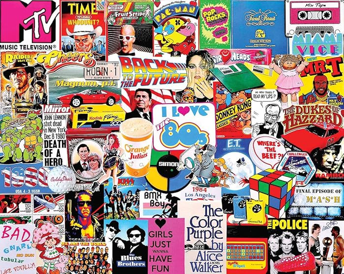 White Mountain Puzzles I Love The 1980s - 1000 Piece Jigsaw Puzzle | Amazon (US)