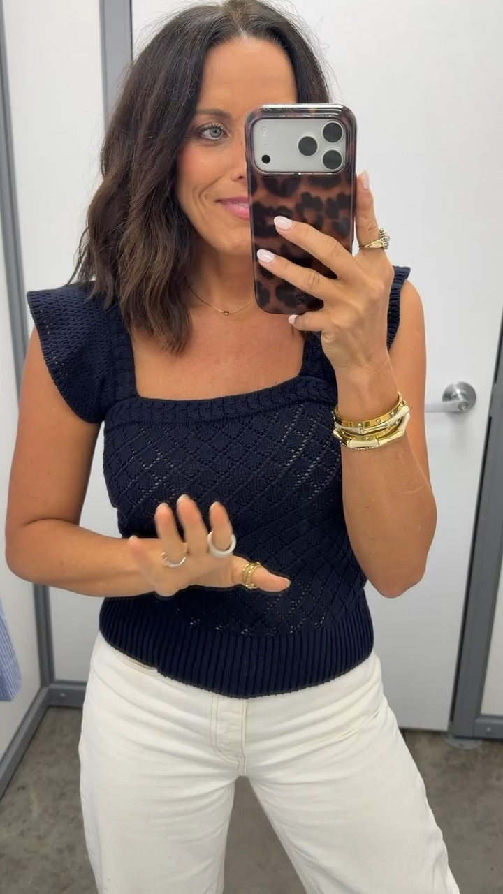 This Walmart top 😍 the ruffle sleeves and pretty crochet detail make it look SO much more expensive! Such a cute, easy-to-style top. 🛒✨

#WalmartFashion #WalmartFinds #AffordableFashion #WalmartStyle #LTKFinds