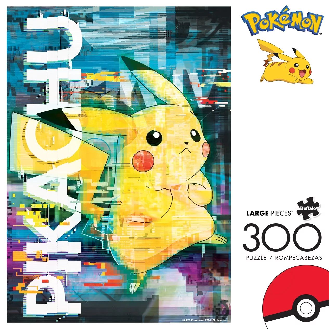 Buffalo Games Pokemon - Pikachu Distortion 300 Pieces Jigsaw Puzzle | Walmart (US)