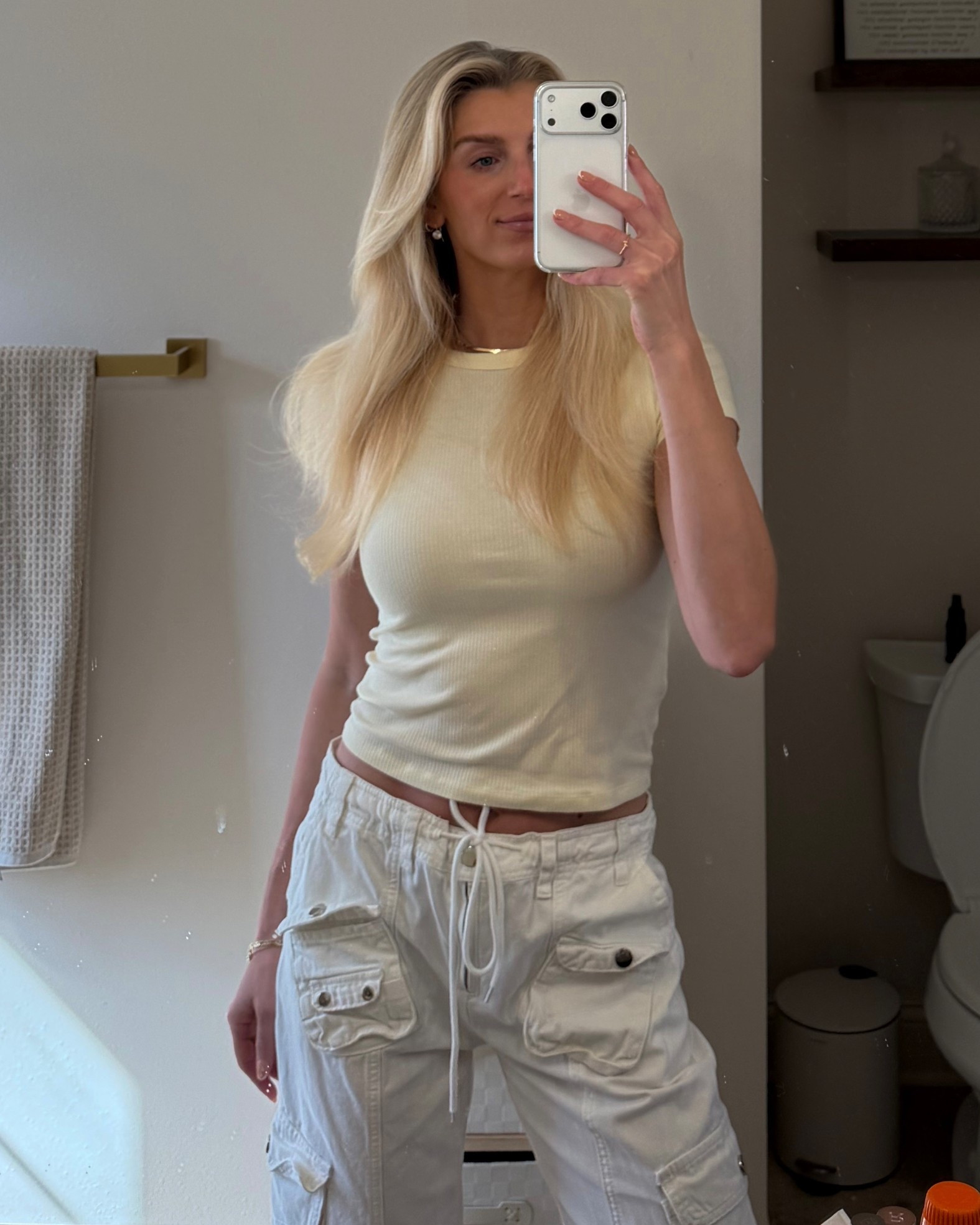 Spring outfit free people look alike
Cargo pants from Amazon also linked other similar ones from old navy 
Basic top is aerie size small 

#LTKTall #LTKootd #LTKmomlife