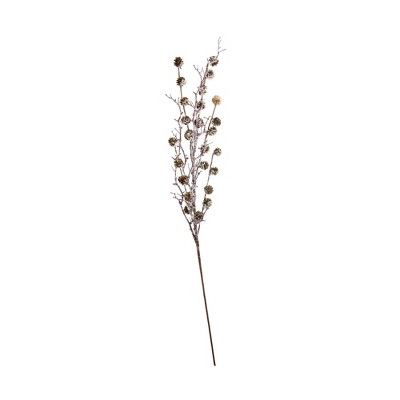 Allstate Floral 40" Golden Glitter Weeping Pearl Cascades Artificial Christmas Spray | Target