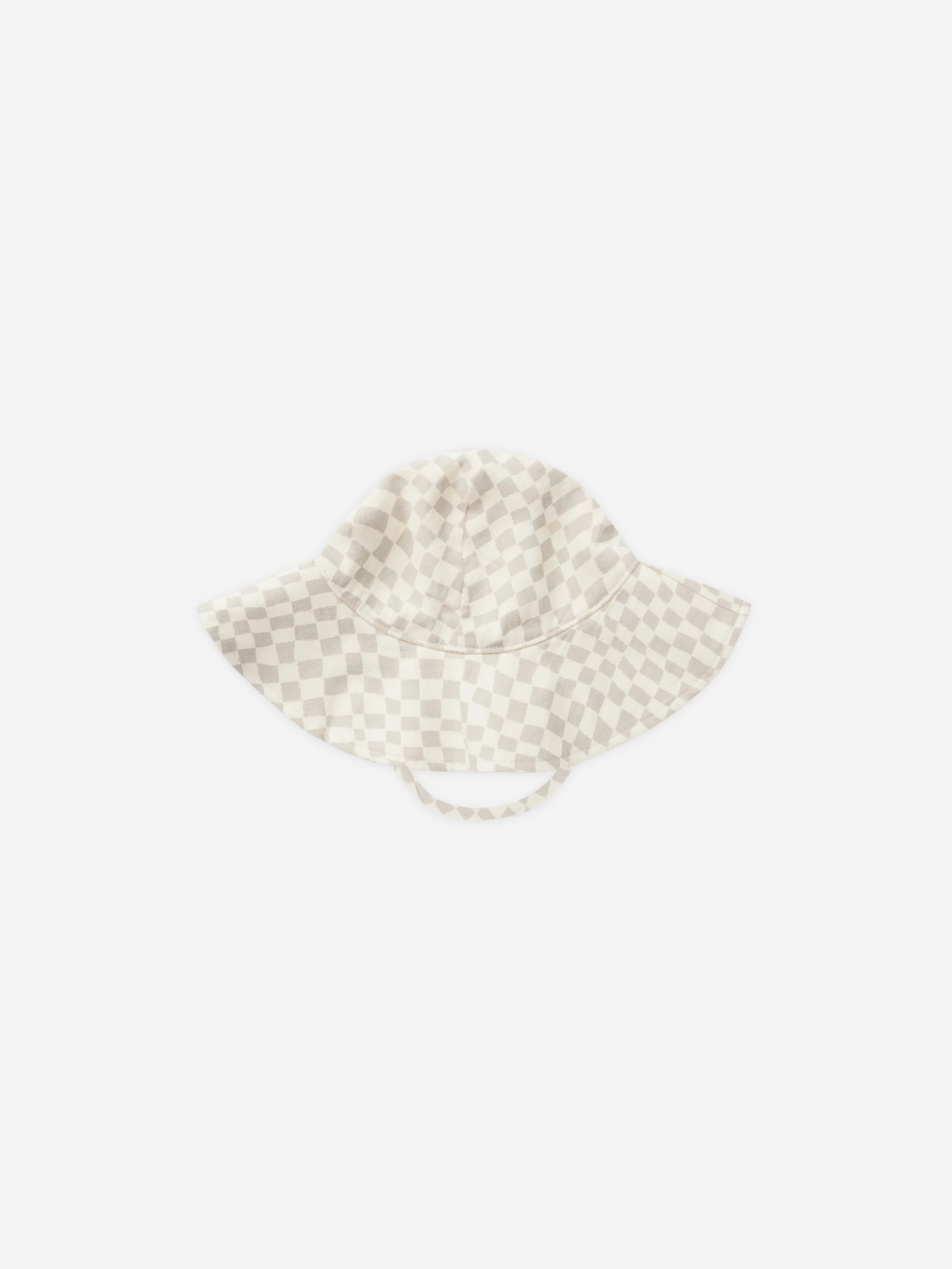 Floppy Sun Hat || Dove Check | Rylee + Cru