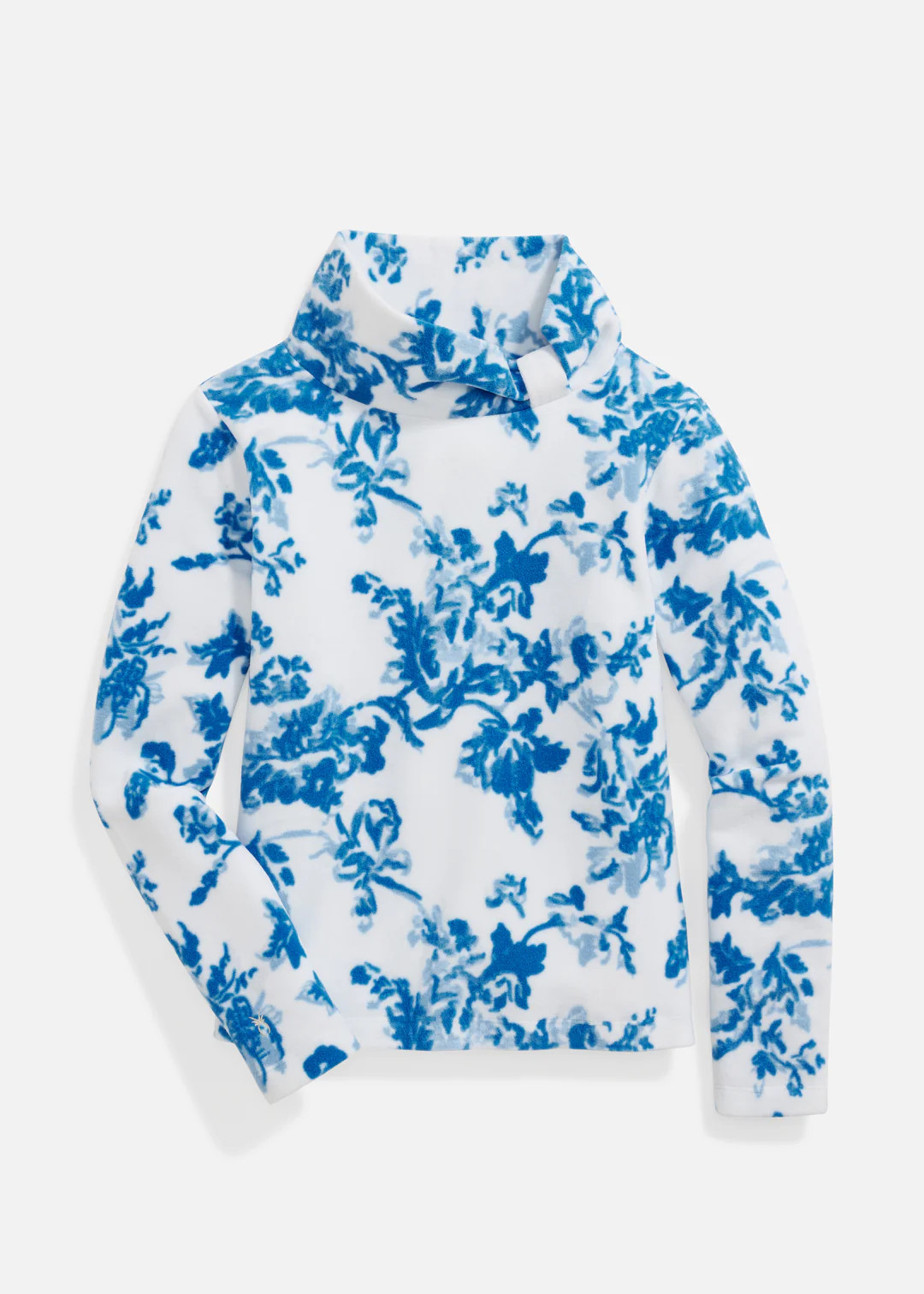 Juliet Turtleneck in Vello Fleece (Mestiza Chinoiserie) | Dudley Stephens