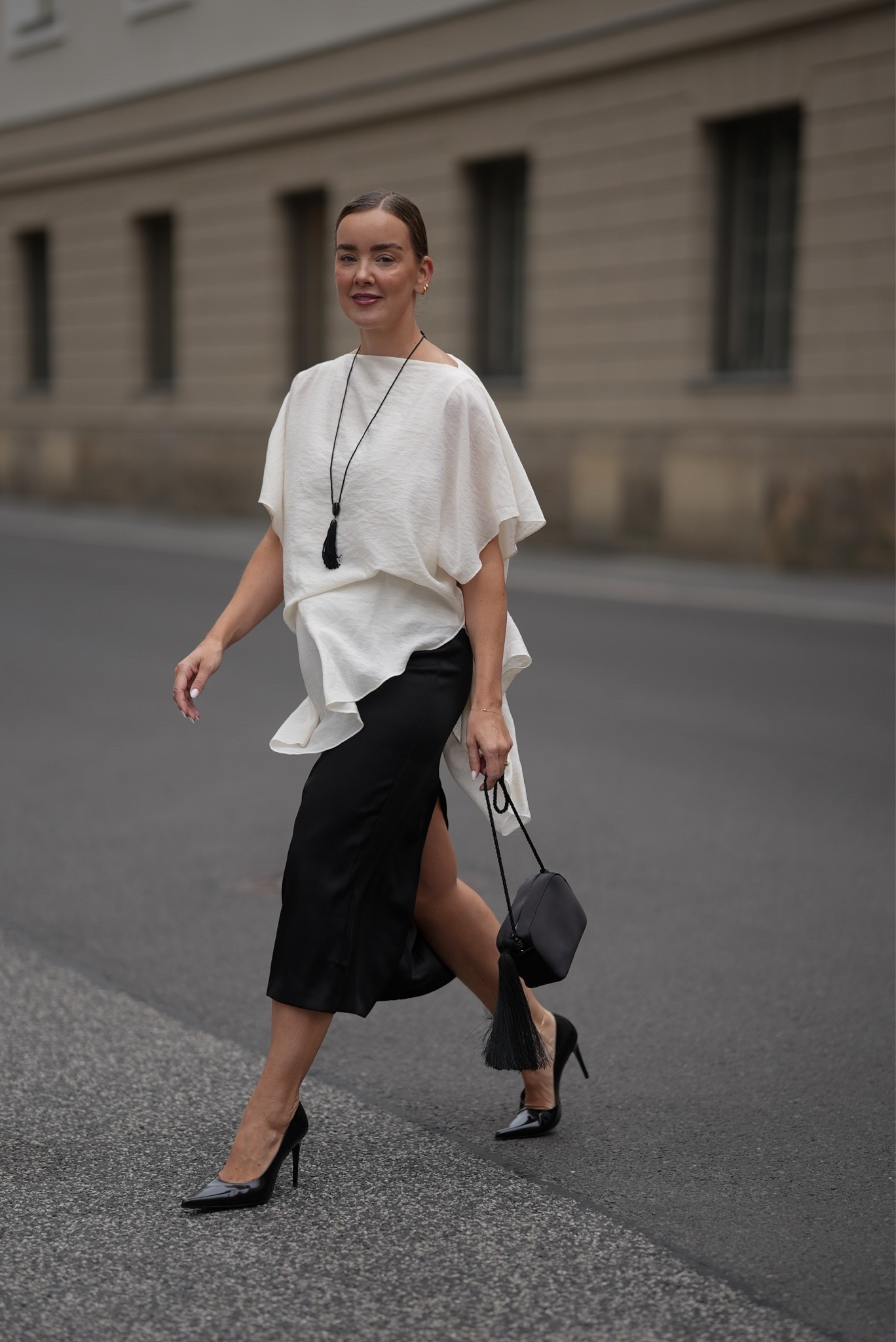 Tassel necklace& Massimo dutti draped top

#LTKdeutschland #LTKeurope