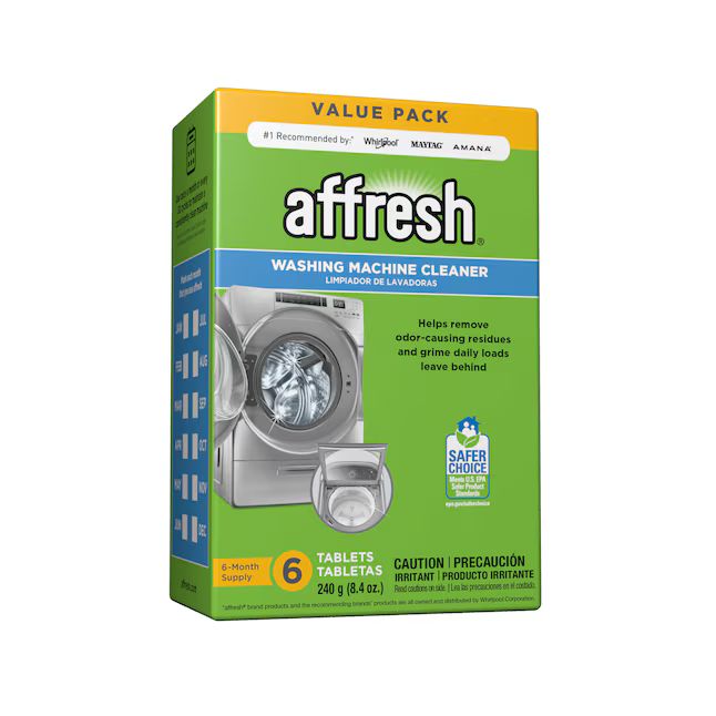 affresh 6-Count Washing Machine Cleaner TabletsItem #498501 |Model #W10501250 | Lowe's