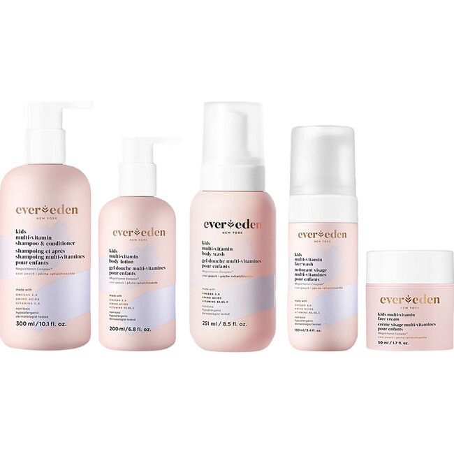 Evereden | Complete Kids Routine Set, Cool Peach | Maisonette | Maisonette