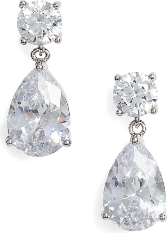 Nordstrom Cubic Zirconia Teardrop Earrings | Nordstrom | Nordstrom