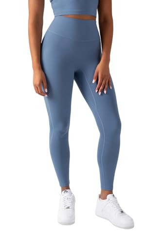 YITTY Active Women's Ultraluxe High-Waist Legging, Athleisure, 4-Way-Stretch, Elemental Blue, L, Regular | Amazon (US)