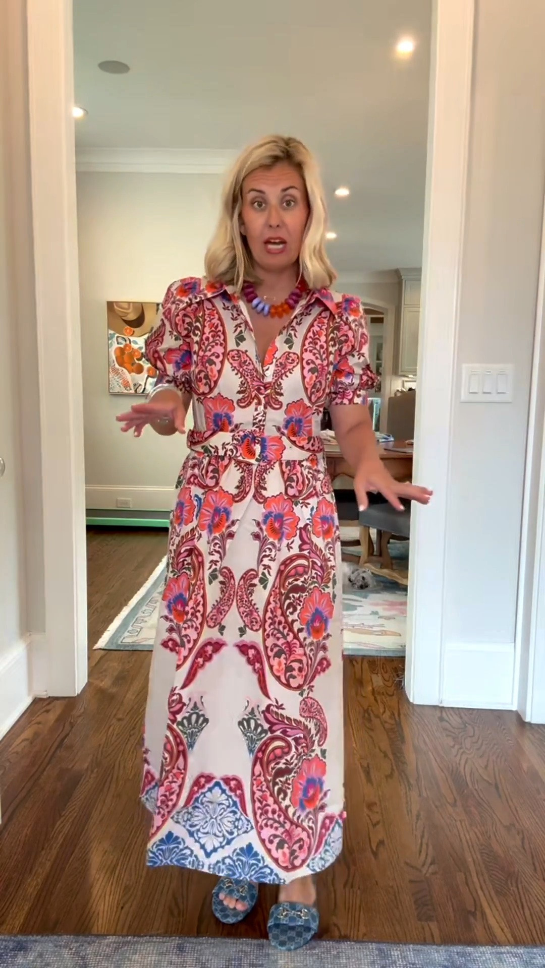 20% off with code 3V6V!! 

This dress is a yes!!! Yall the colors are even more gorgeous in person!!  I’m in a 2 dress and 38.5 sandals (size 1/2 up too). 

Codes: 
Allie + Bess - Catherine20

#LTKmomlife #LTKOver40 #LTKSeasonal