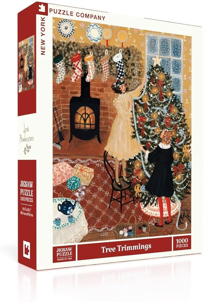 New York Puzzle Company - Loré Pemberton Tree Trimmings - 1000 Piece Jigsaw Puzzle for Adults by... | Amazon (US)