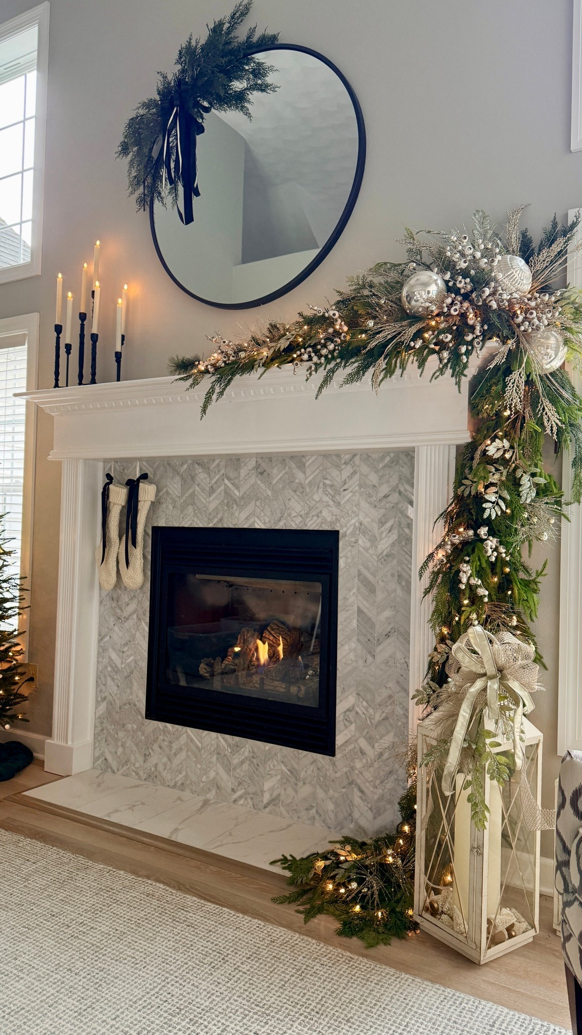 Christmas mantel 

#LTKHoliday #LTKSeasonal #LTKHome