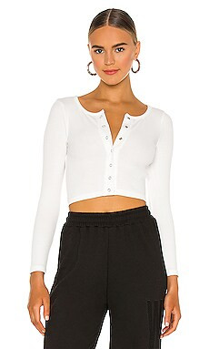 SUPERDOWN Tess Crop Top in White from Revolve.com | Revolve Clothing (Global)
