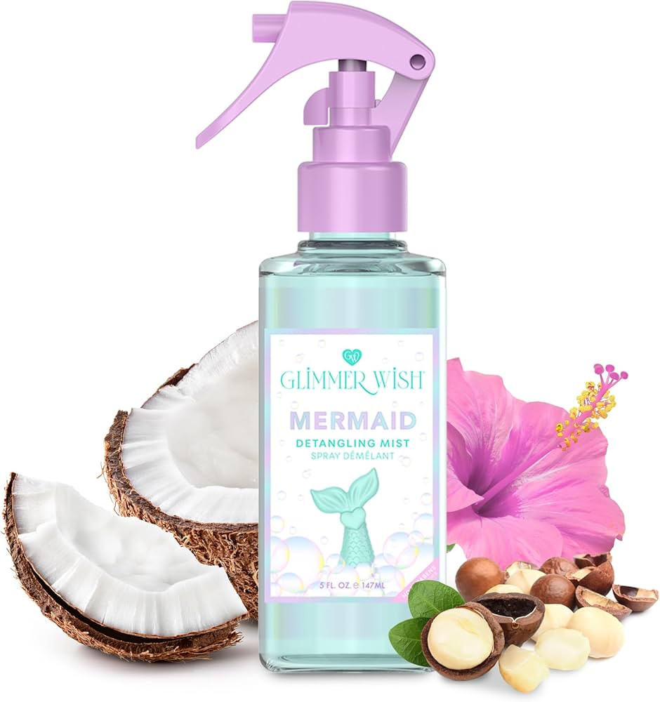 Glimmer Wish Premium Mermaid Detangling Mist, Tropical Beach Scent, Dermatologist Tested, Paraben... | Amazon (US)