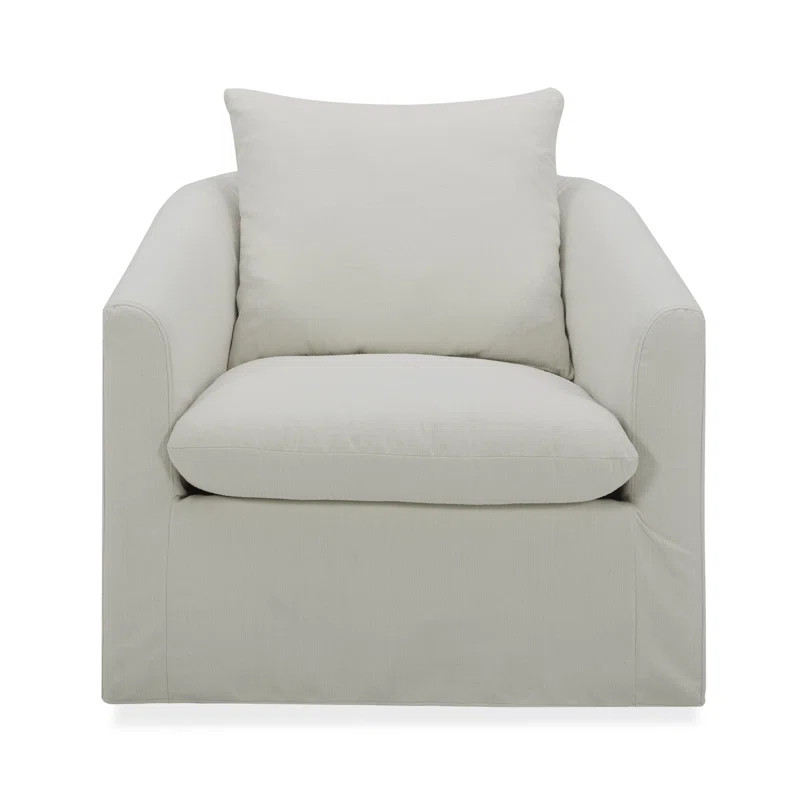 Menta Upholstered Swivel Barrel Chair | Wayfair North America