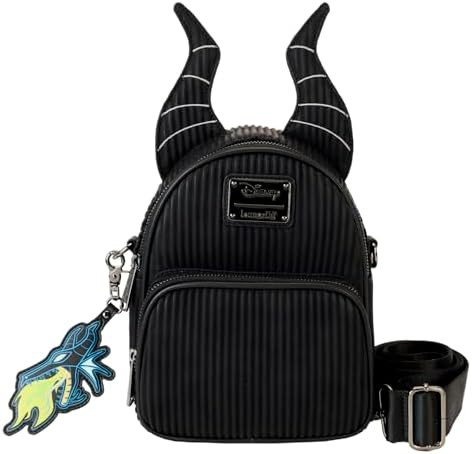 Loungefly Disney Villains Malificent Convertible Mini Backpack | Amazon (US)