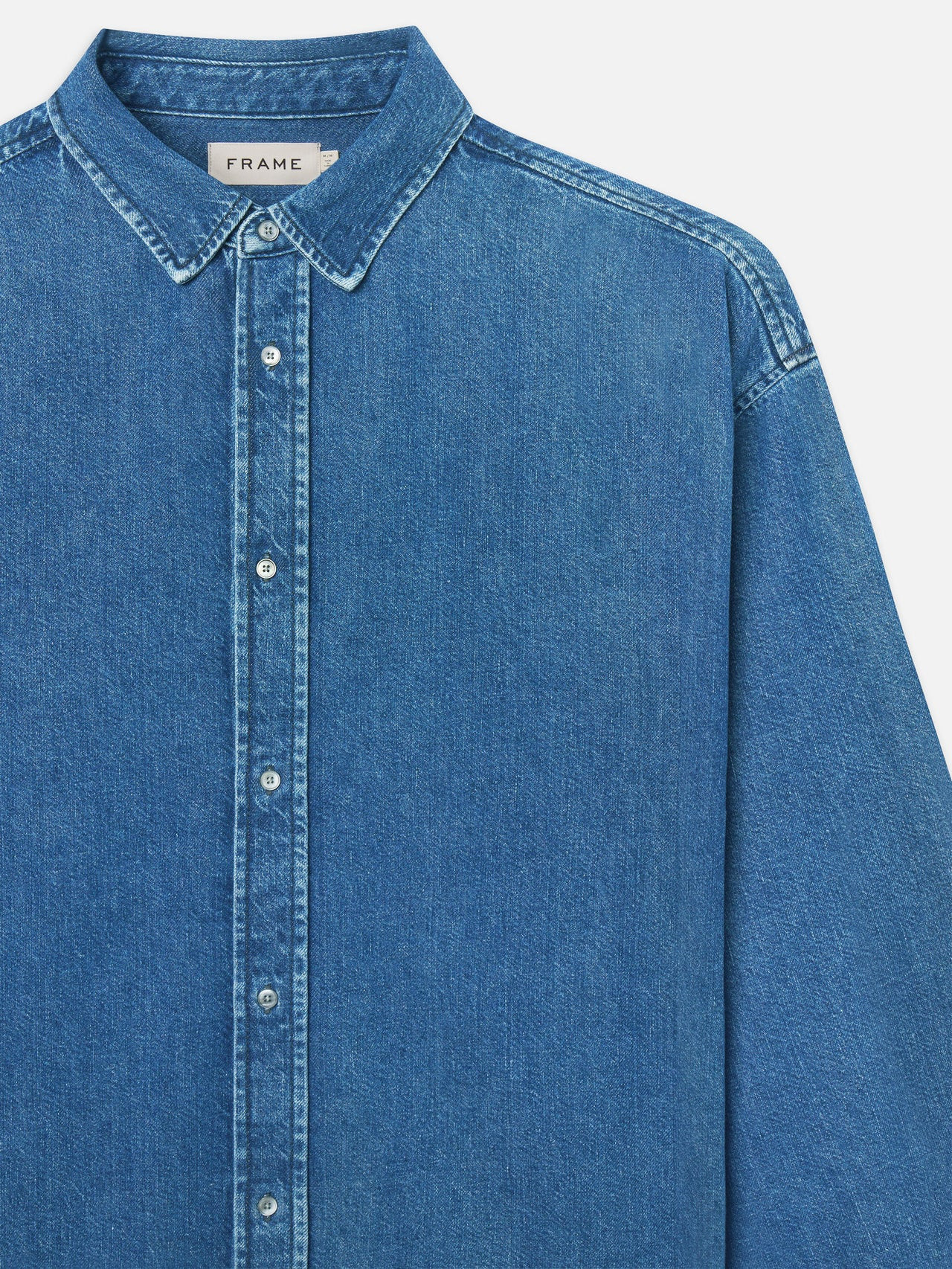 L/S BTN DWN RLXD DENIM SHIRT PALMA | Frame Denim