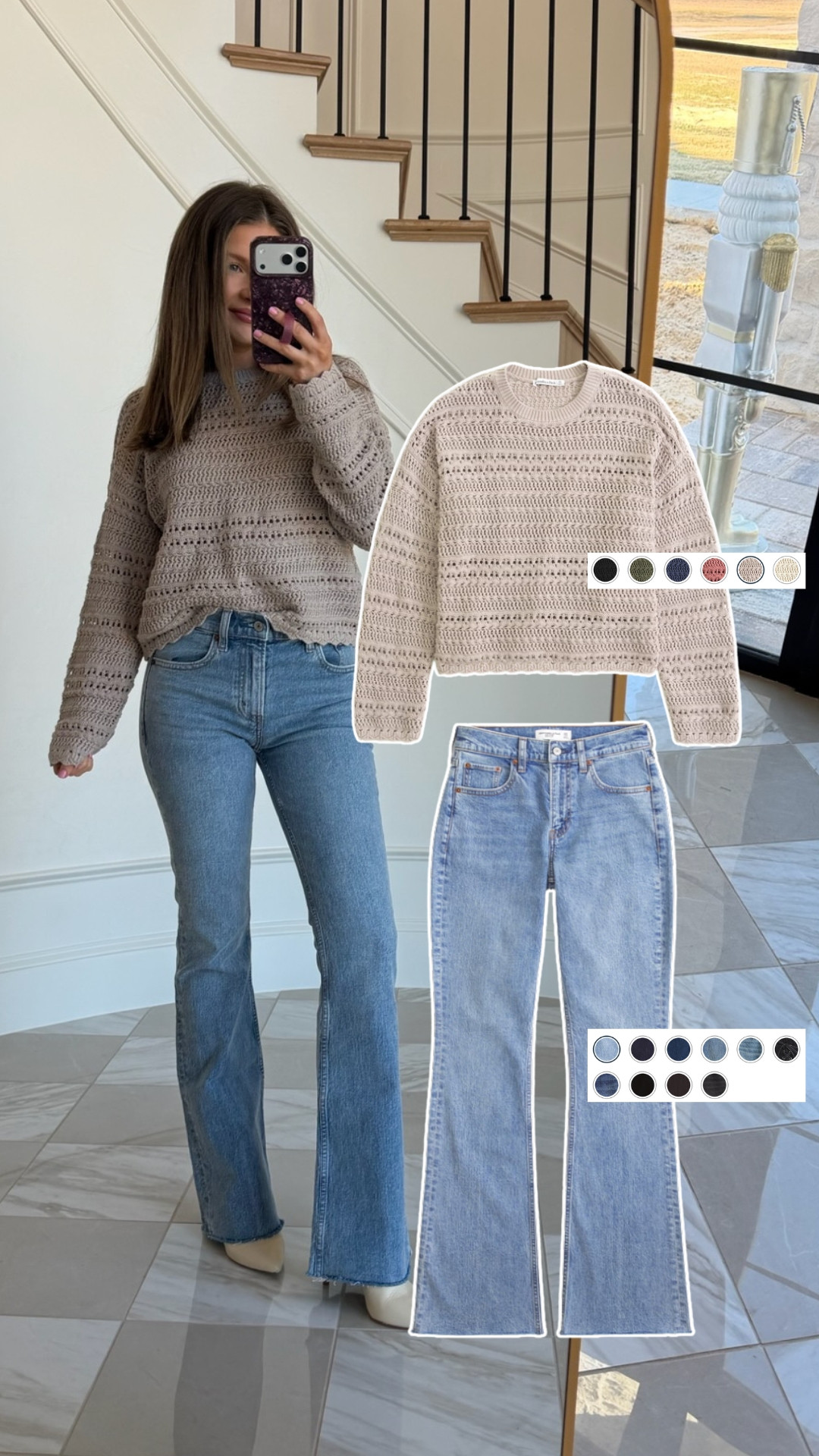 @abercrombie sale alert! 20%-40% off denim and 20% off everything else! Rounding up my recently purchased favorites, and these jeans might be my new go to! 

 
