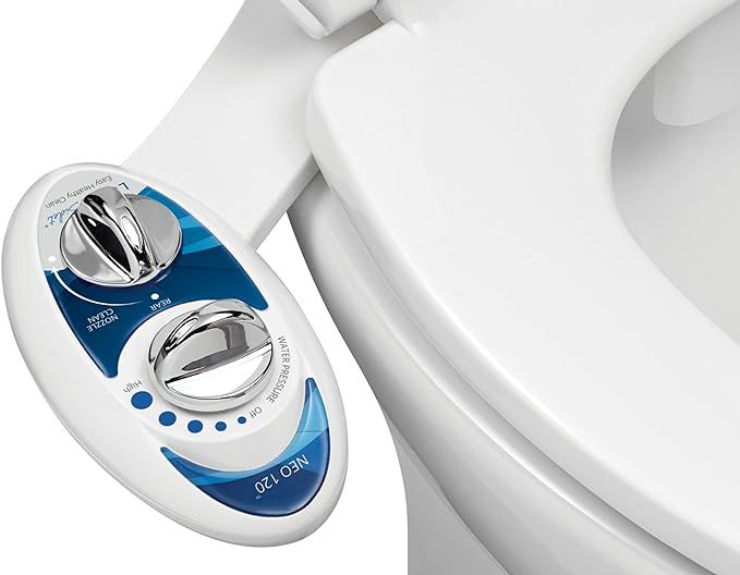 LUXE Bidet NEO 120 - Self-Cleaning Nozzle, Fresh Water Non-Electric Bidet Attachment for Toilet S... | Amazon (US)