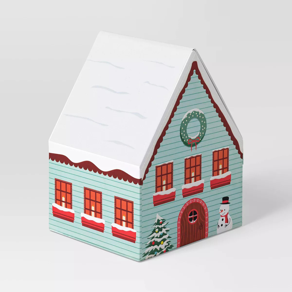 6"x3.5" A-Frame Cabin Christmas Gift Box - Wondershop™ | Target
