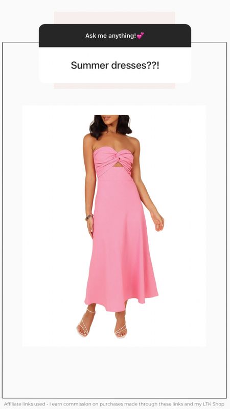 Pink summer dress 