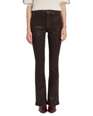 7 For All MankindTailorless High Rise Skinny Bootcut Jeans in Chocolate | Bloomingdale's (US)