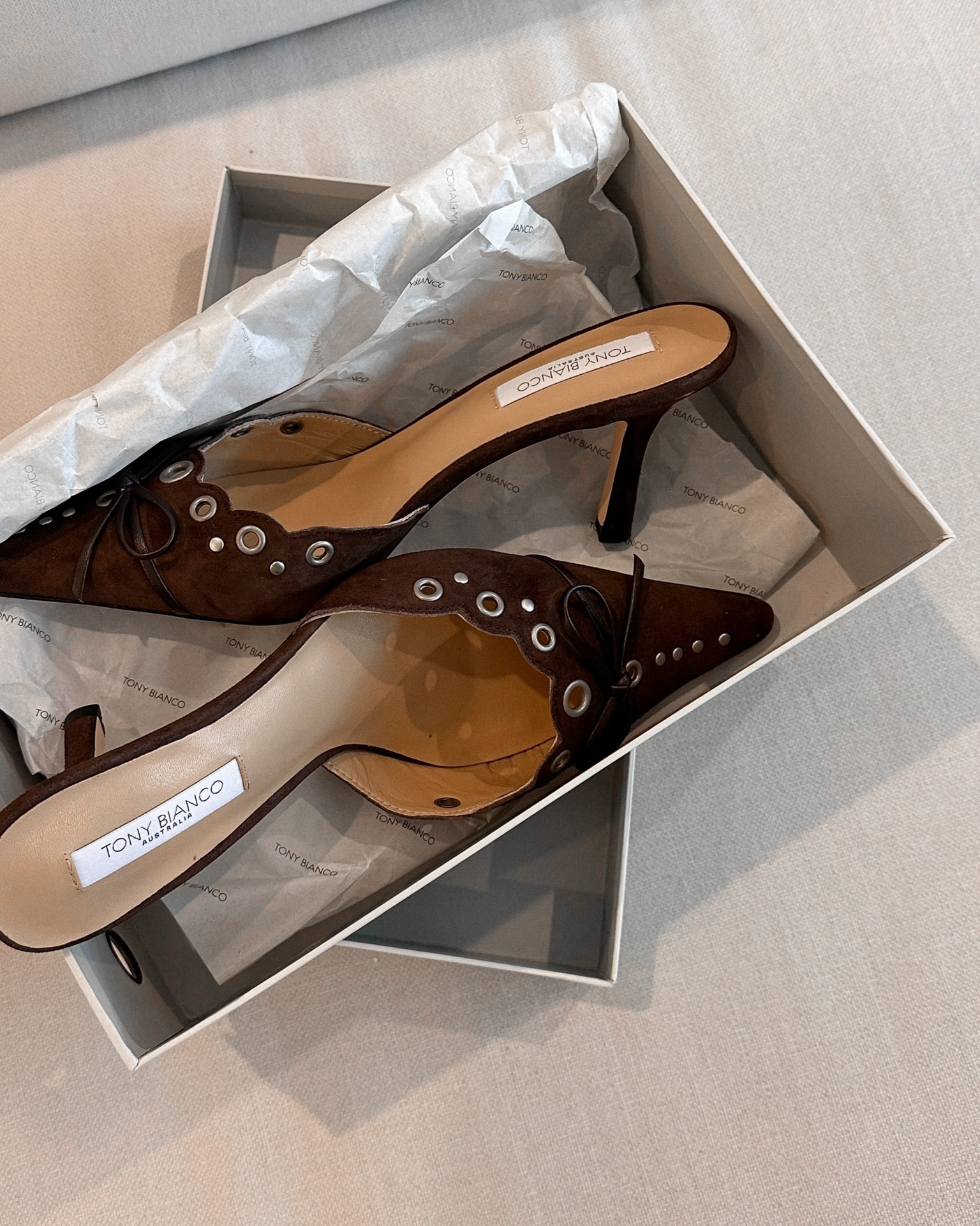 Tony Bianco Espresso Suede Heels 🤎

#LTKshoecrush #LTKHoliday #LTKSeasonal