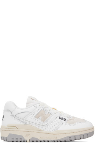 New Balance - White 550 Sneakers | SSENSE