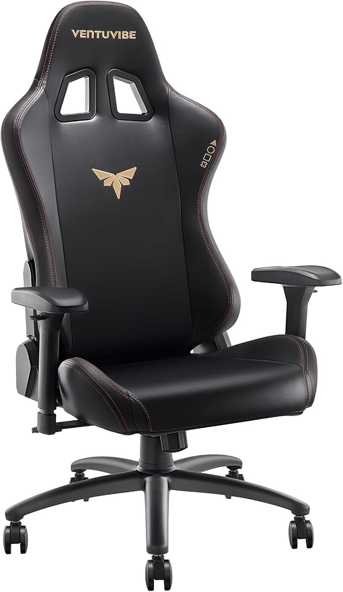 Gaming Chair 4D Adjustable Armrests - 170° Reclining & 320lb Capacity, High Back Ergonomic Compu... | Amazon (US)