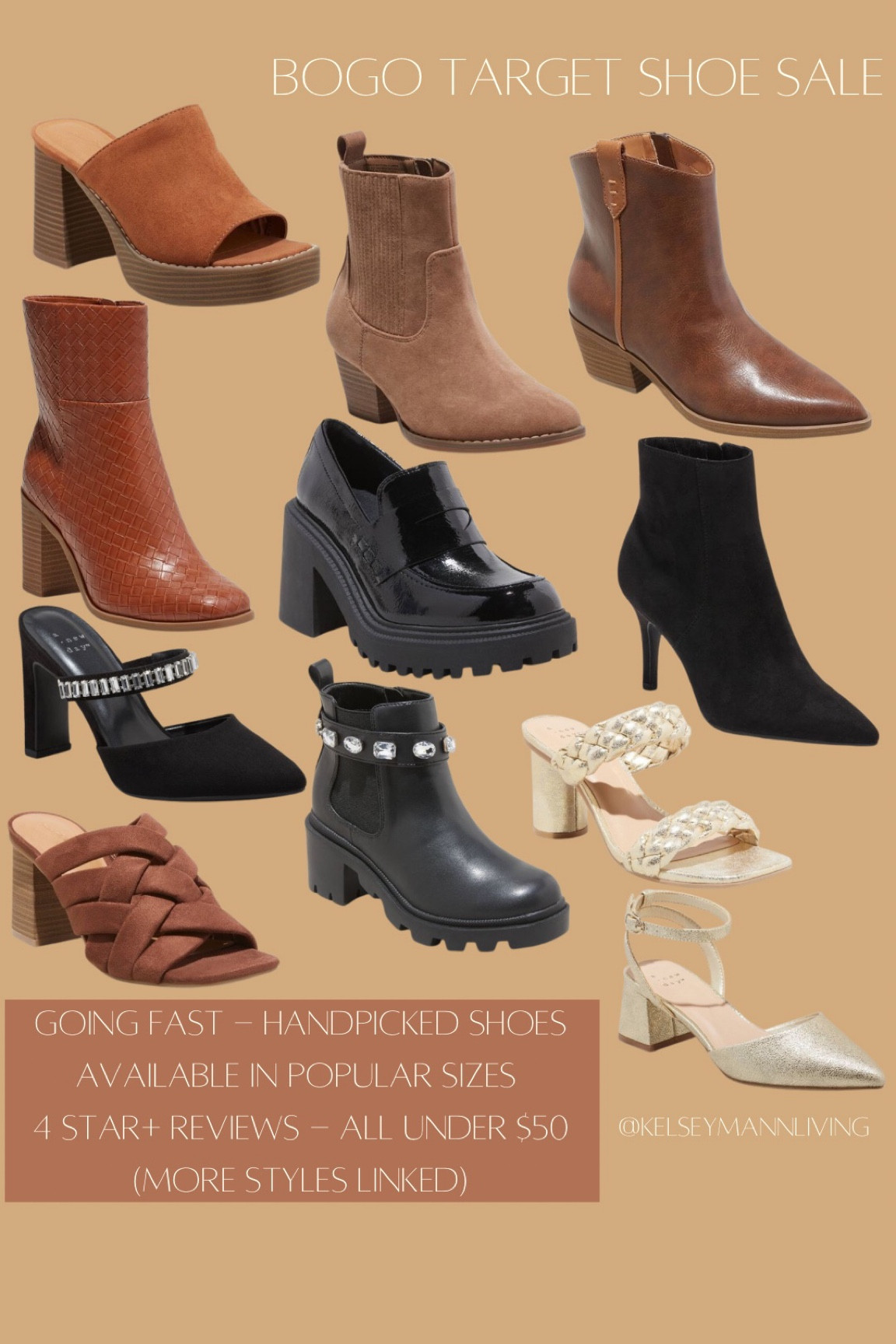 Target Shoe Sale

Fall shoes. Winter shoes. Target fall shoes. Target winter shoes. Buy one get one 50% OFF shoes. Affordable shoes. Fall boots. Holiday shoes. 

#LTKsalealert #LTKunder50 #LTKshoecrush