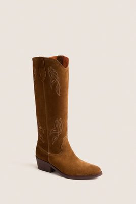Blanca Fern Cut Out Suede Boots | Tuckernuck (US)