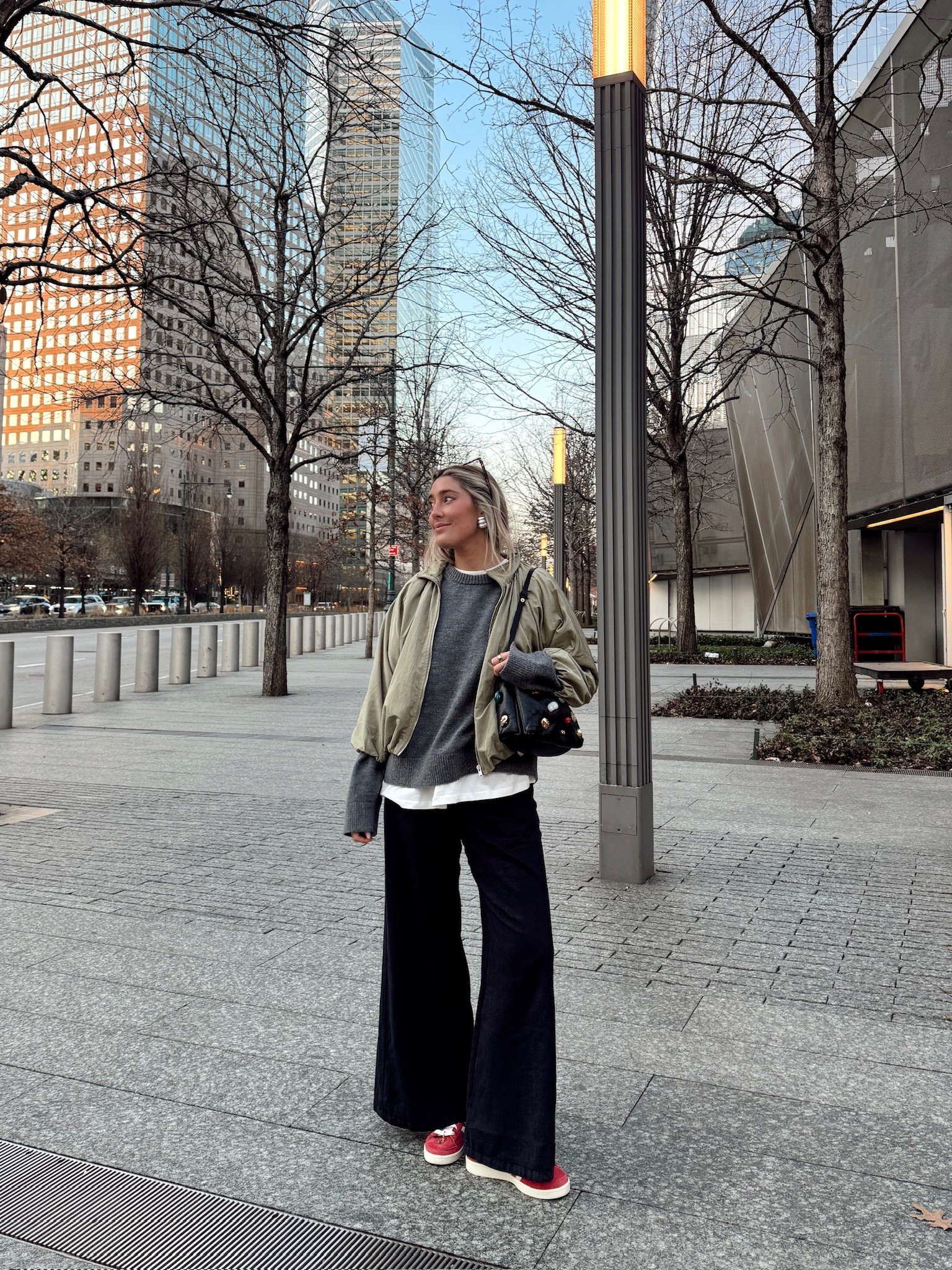 Outfit of the day! Spring layers 🩶

#LTKootd