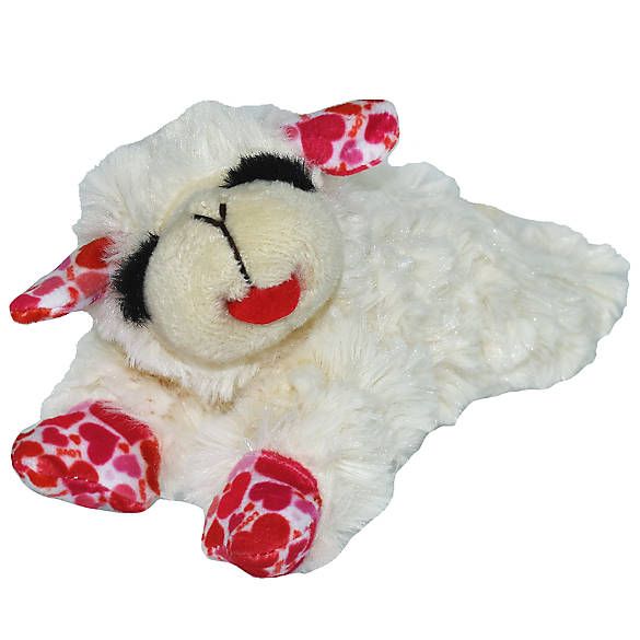 Multipet® Valentine's Day Lamb Chop Heart Pattern Dog Toy | PetSmart
