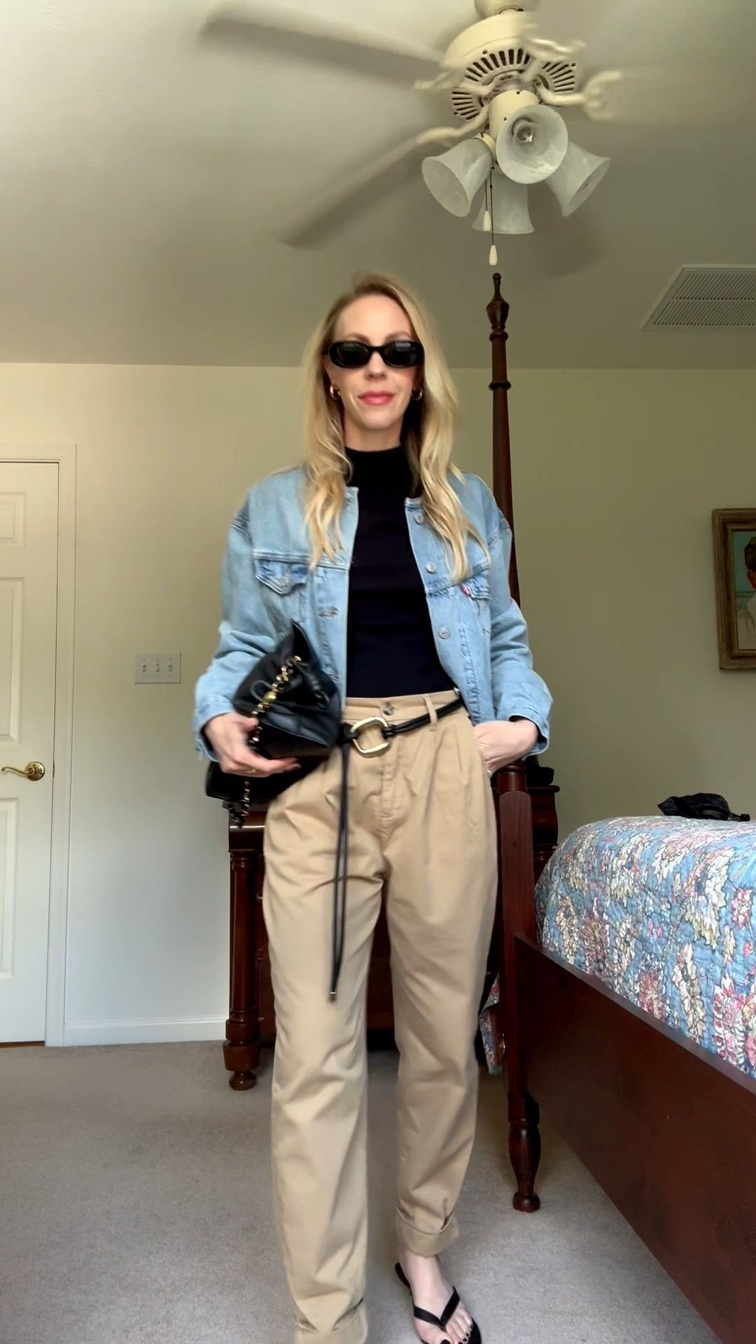 Cropped denim jacket on major sale!

Fall casual outfits over 40, collarless denim jacket, leather wrap belt

#LTKSaleAlert #LTKSeasonal #LTKOver40